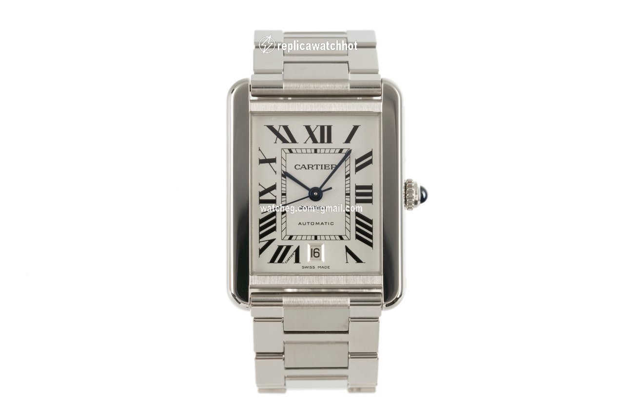 Cartier Tank Solo Mens watch Unisex Automatic Steel 3515 2