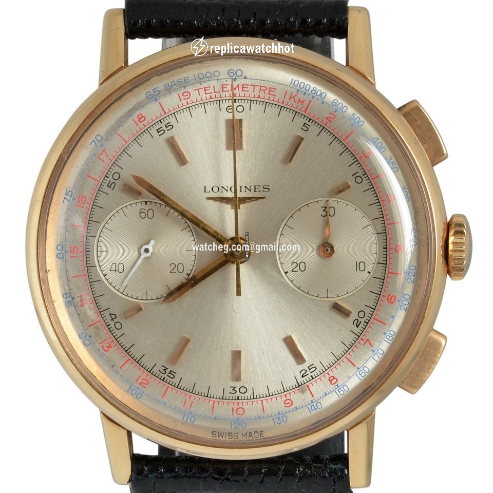 Longines Mens watch Unisex Manual winding Rose gold 7414 2