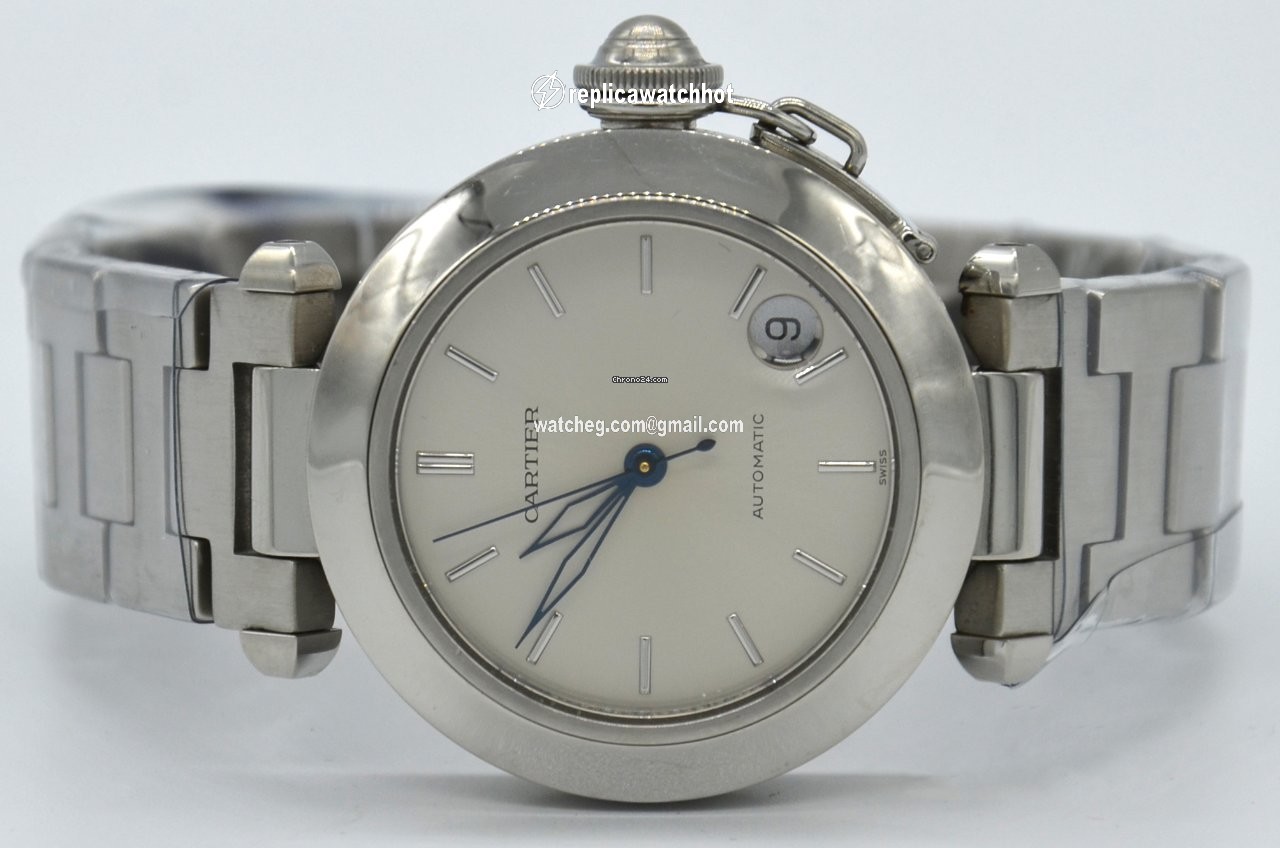 Cartier Pasha C Mens watch Unisex Automatic Steel 1031 	W31010M7 2