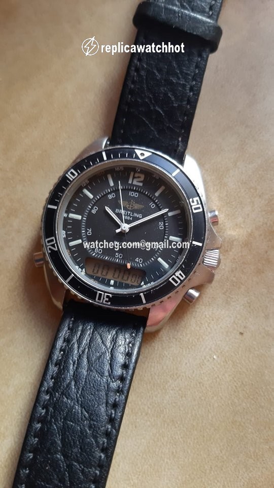 Breitling Pluton Mens watch Unisex Quartz Steel 80191 2