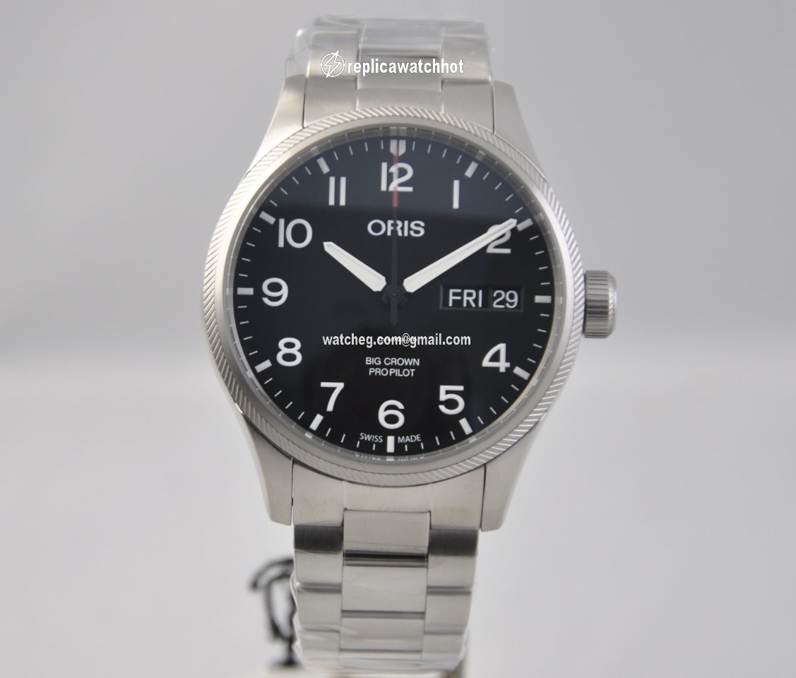 Oris Big Crown ProPilot Day Date Mens watch Unisex Steel 01 752 7698 4194-Set MB 2