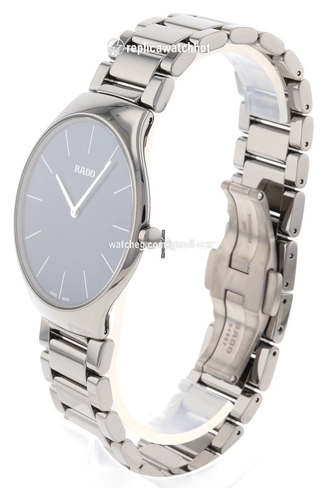 Rado True Thinline Mens watch Unisex Quartz Ceramic R27955022 2