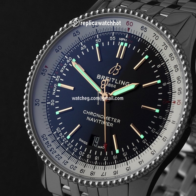 Breitling Navitimer Mens watch Unisex Automatic Steel A17326211B1A1 2