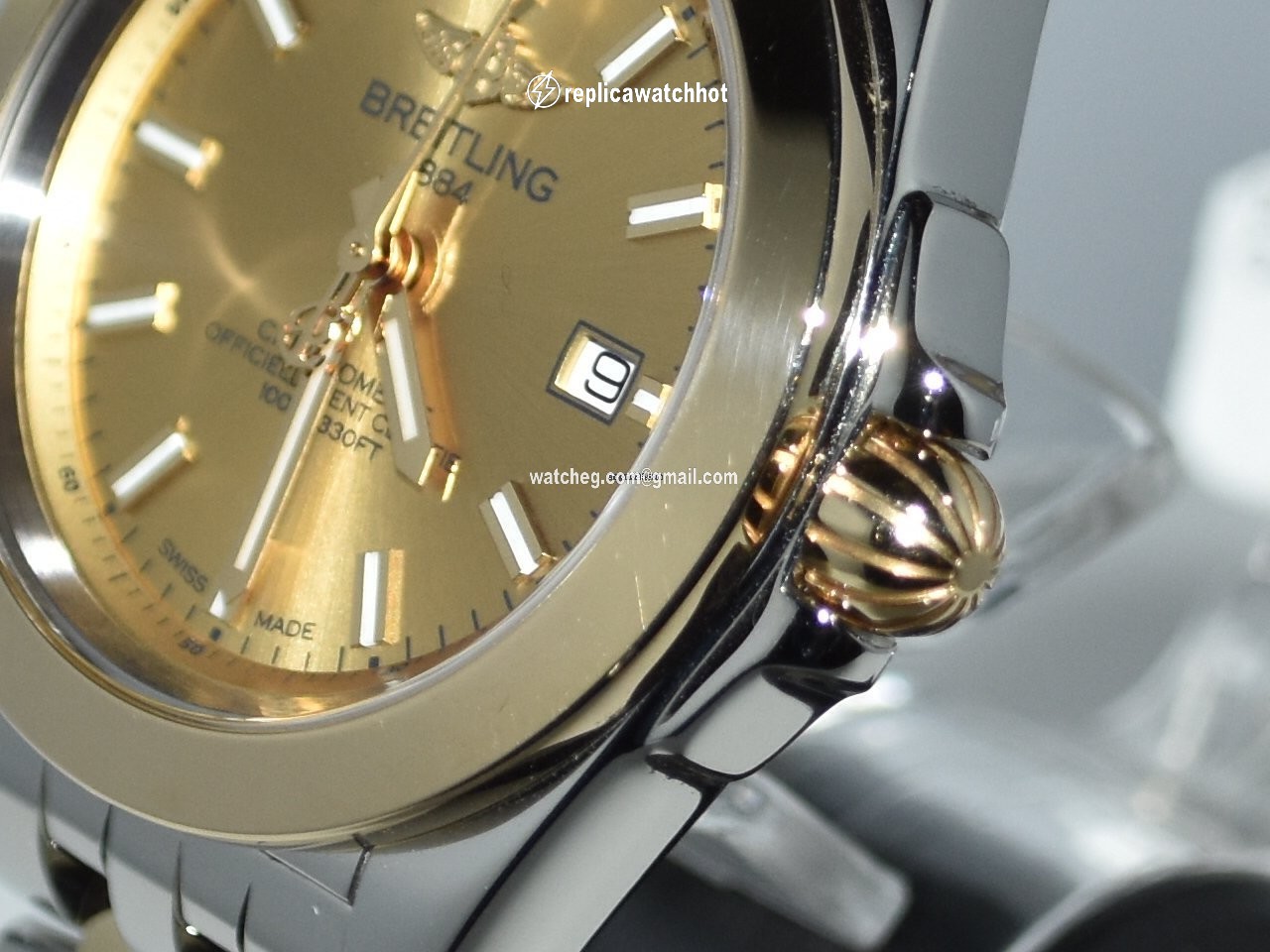 Breitling Galactic 32 Womens watch Quartz Gold Steel C71330121A1C1 2