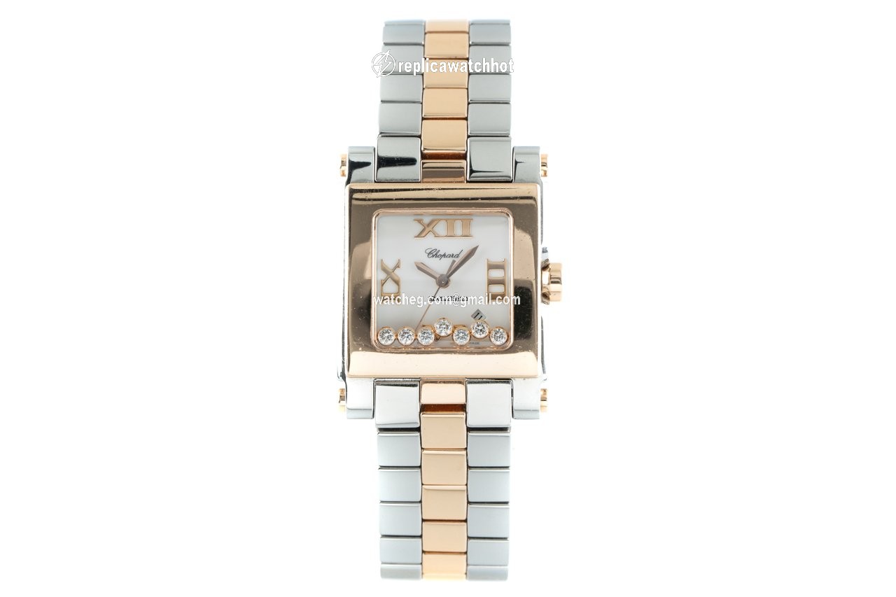 Chopard Happy Sport Womens watch Quartz Gold Steel 278498-9001 2