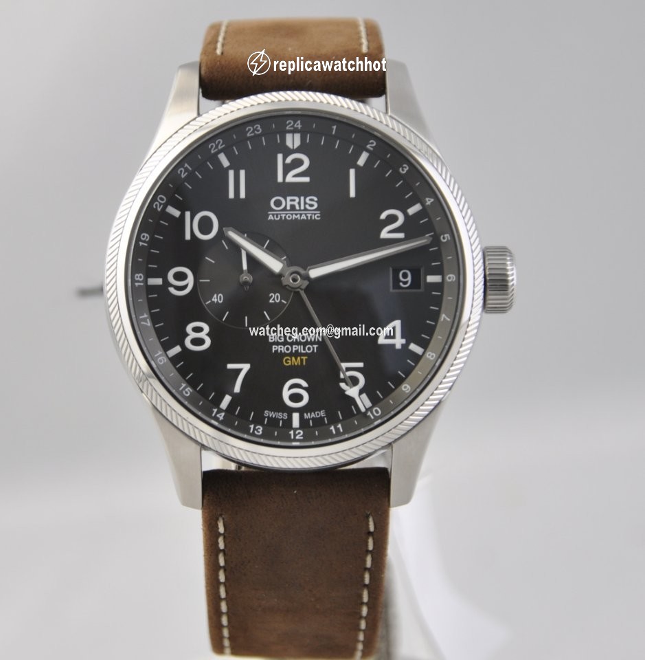 Oris Big Crown ProPilot GMT Mens watch Unisex Automatic Steel 01 748 7710 4063-07 5 22 05FC 2