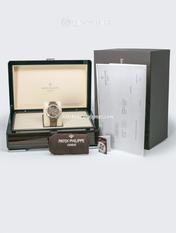 Patek Philippe Travel Time Womens watch Manual winding White gold 7134G-001 2