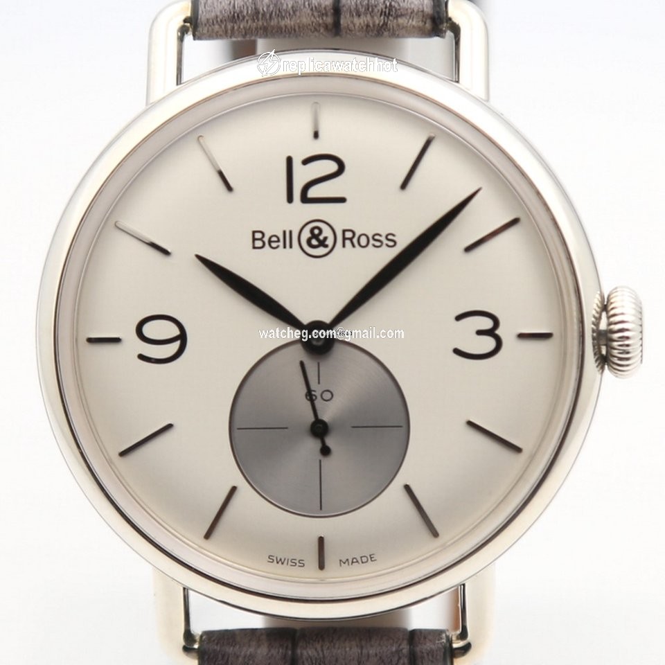 Bell & Ross Vintage Mens watch Unisex Manual winding BRWW1-ME-AG-OP SCR 2