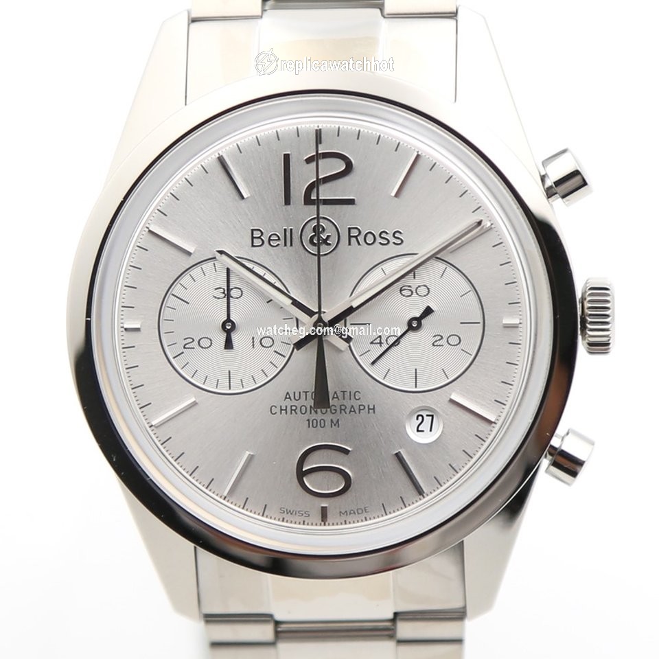 Bell & Ross Vintage Mens watch Unisex Automatic Steel BRG126-WH-ST SST 2