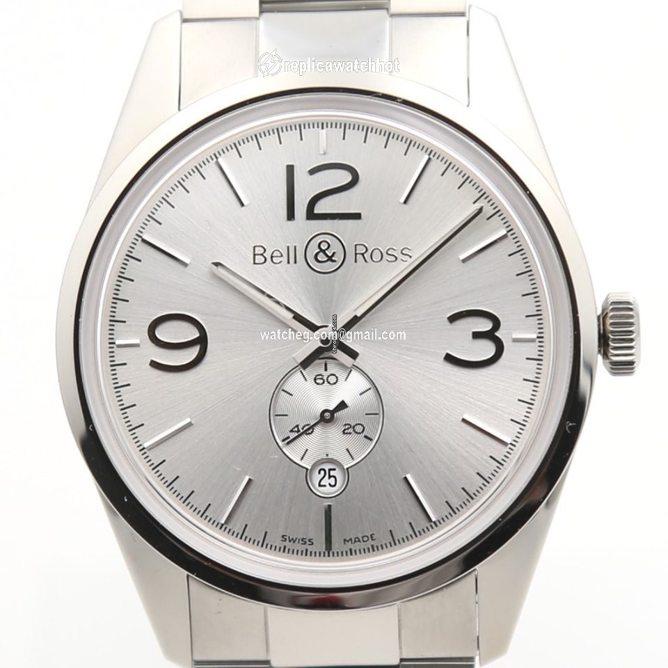 Bell & Ross Vintage Mens watch Unisex Automatic Steel BRG123-WH-ST SST 2