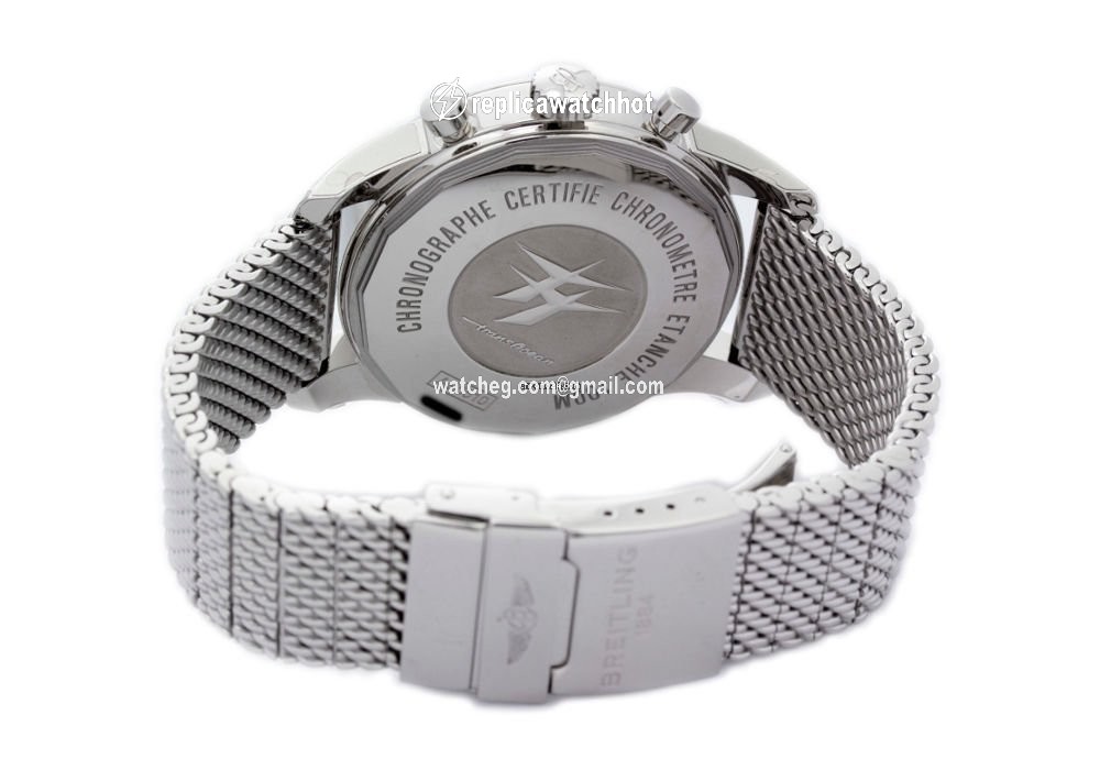 Breitling Transocean Chronograph Unitime Mens watch Unisex Automatic Steel AB0510U4 BE84 2