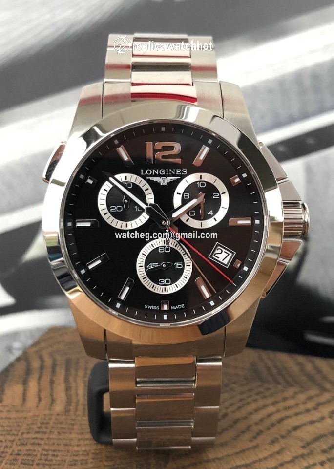 Longines Conquest Mens watch Unisex Quartz Steel L3.702.4.56.6 2