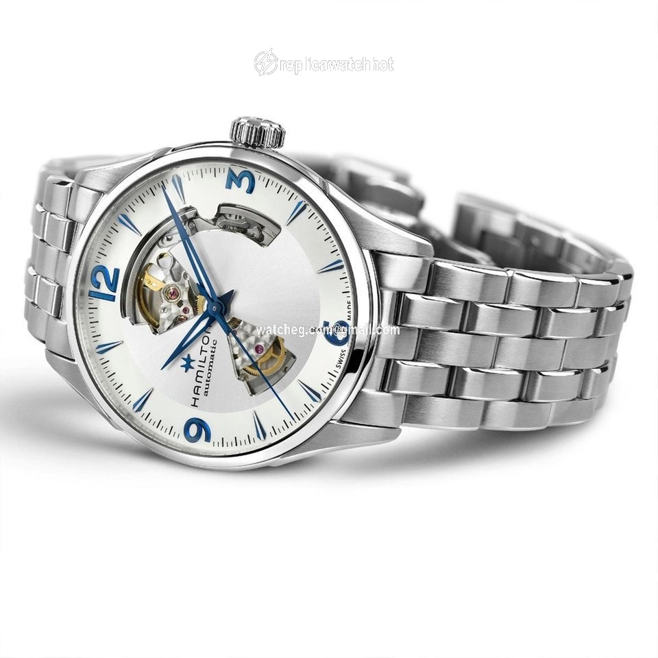 Hamilton Jazzmaster Open Heart Mens watch Unisex Automatic Steel H32705152 2