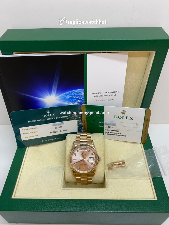 Rolex Day-Date 36 Mens watch Unisex Rose gold Automatic 118235A 2