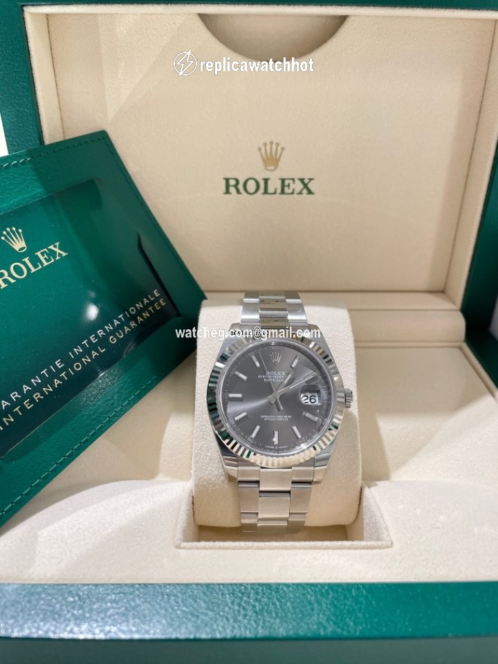 Rolex Datejust 41 Mens watch Unisex Steel Automatic 126334-0013 2
