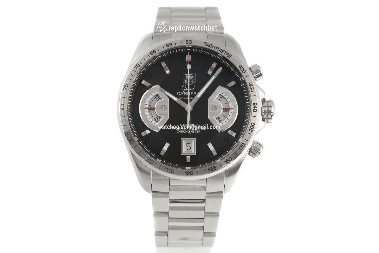 TAG Heuer Grand Carrera Mens watch Unisex Automatic Steel CAV511A 2