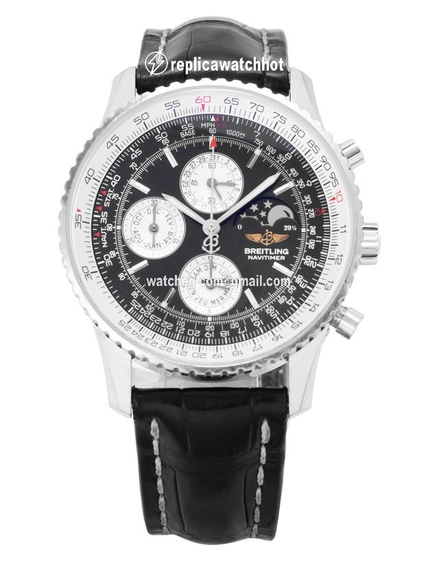 Breitling Montbrillant Olympus Mens watch Unisex Automatic White gold J19340 2