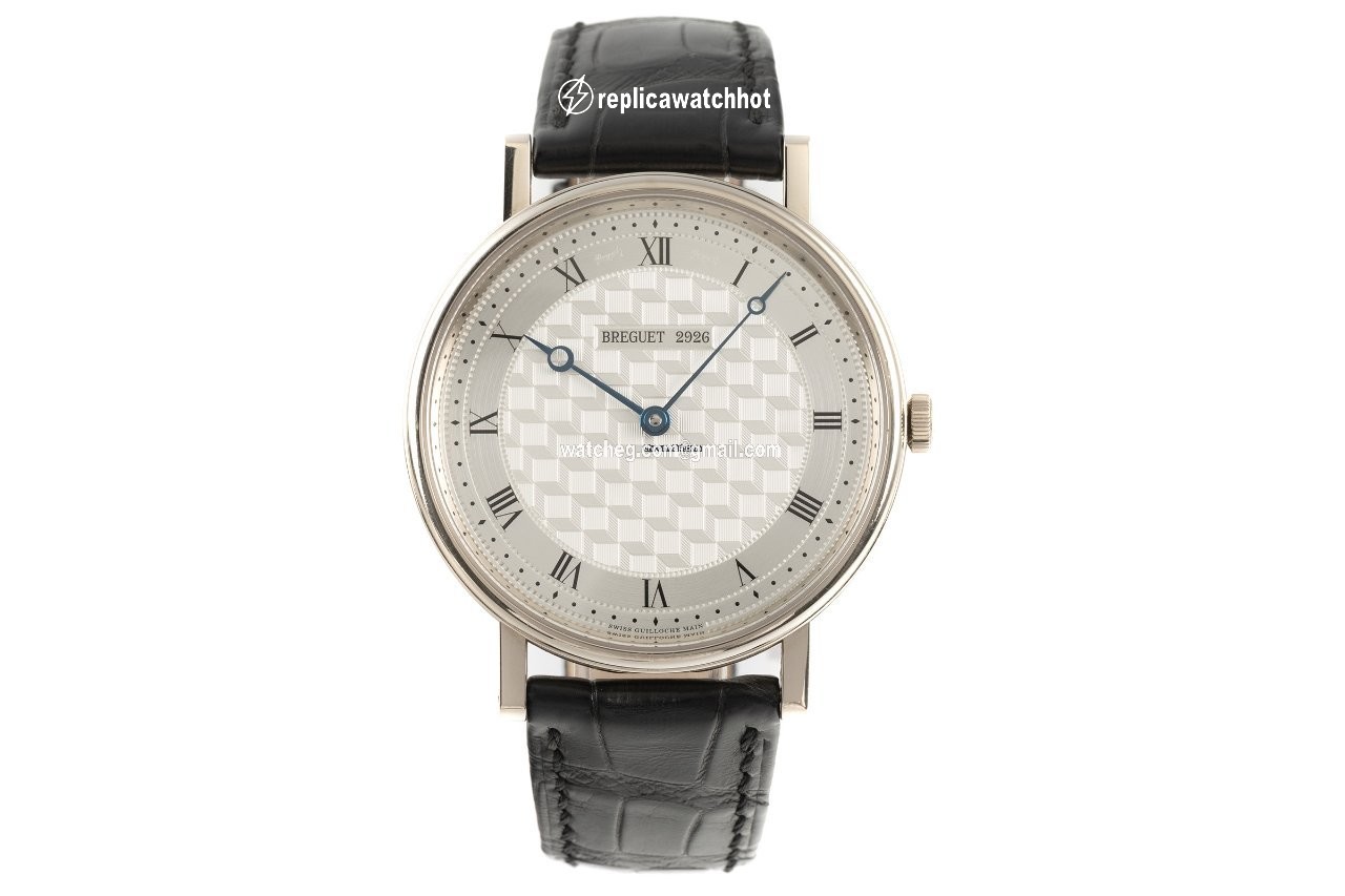 Breguet Classique Mens watch Unisex Manual winding White gold 5967BB119W6 2