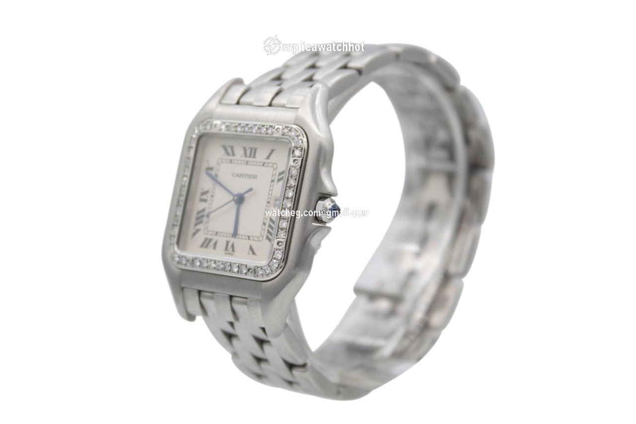 Cartier Panthere Mens watch Unisex Quartz Steel 1300 2