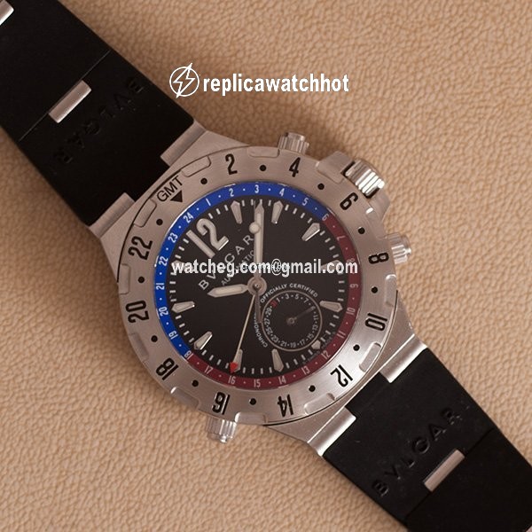 Bulgari Diagono Mens watch Unisex Automatic Steel GMT 40 S 2