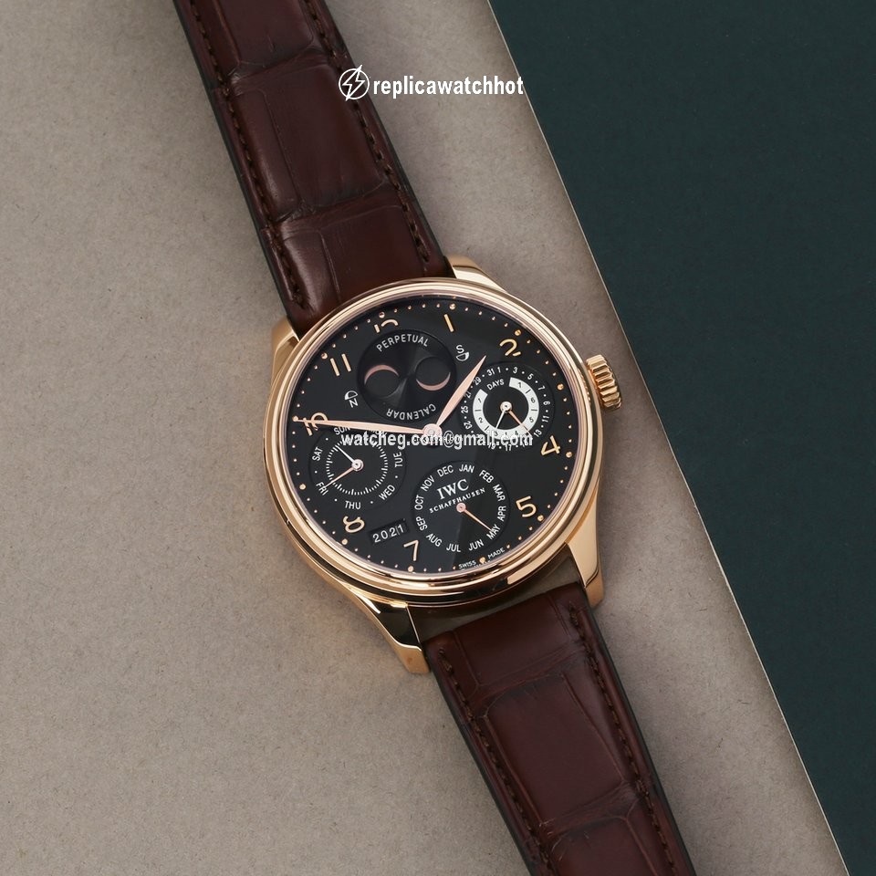IWC Portuguese Perpetual Calendar Mens watch Unisex Automatic Rose gold IW502103 2