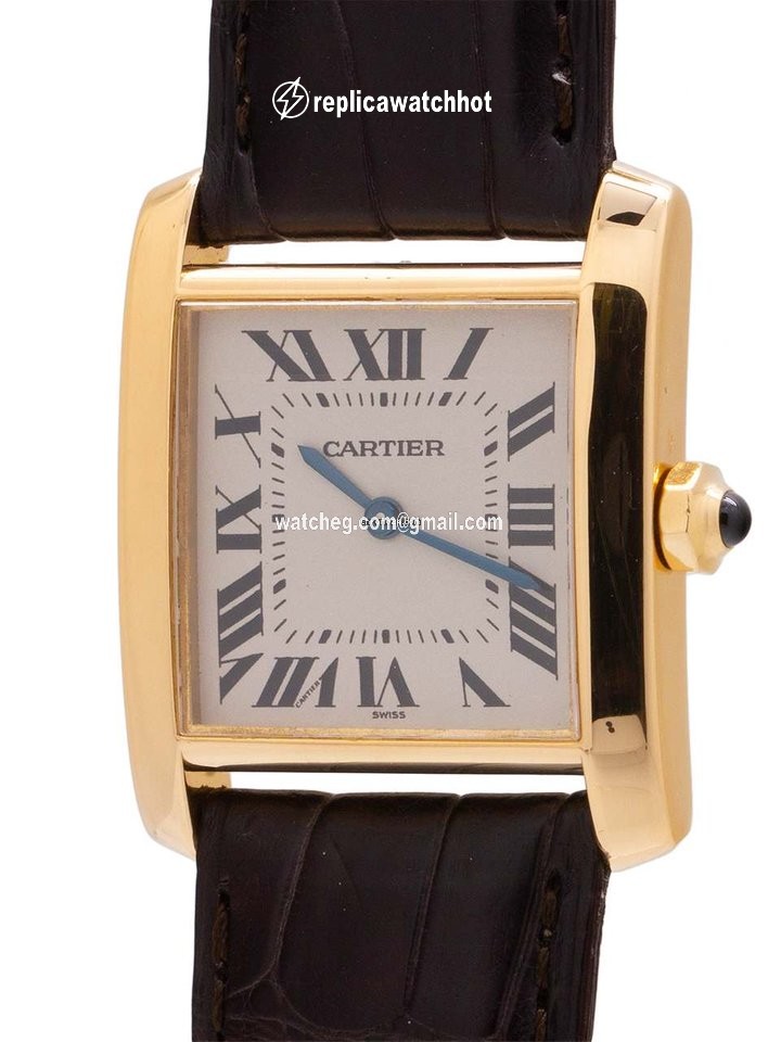 Cartier Tank Francaise Quartz Yellow gold 1821 2