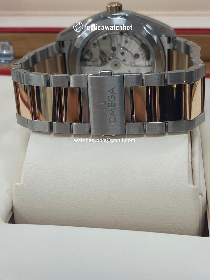 Omega Seamaster Aqua Terra Mens watch Unisex Automatic Gold Steel 220.20.41.21.06.001 2