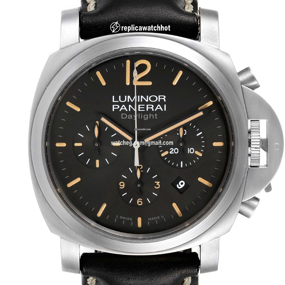 Panerai Luminor Chrono Mens watch Unisex Automatic Steel PAM00356 2