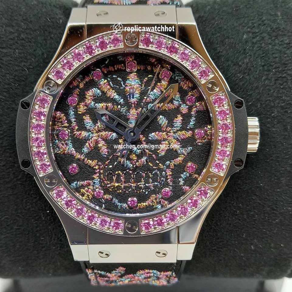 Hublot Big Bang Broderie Mens watch Unisex Automatic Steel 343.SS.6599.NR.1233 2