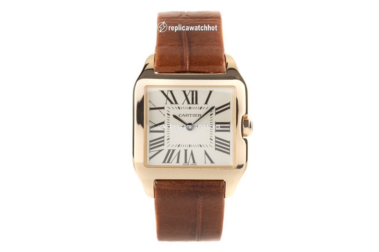 Cartier Santos Dumont Mens watch Unisex Quartz Yellow gold 2788 2