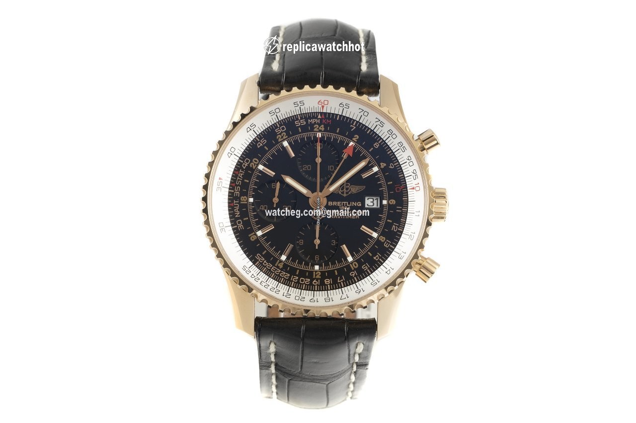 Breitling Navitimer World Mens watch Unisex Automatic Red gold H24322 2