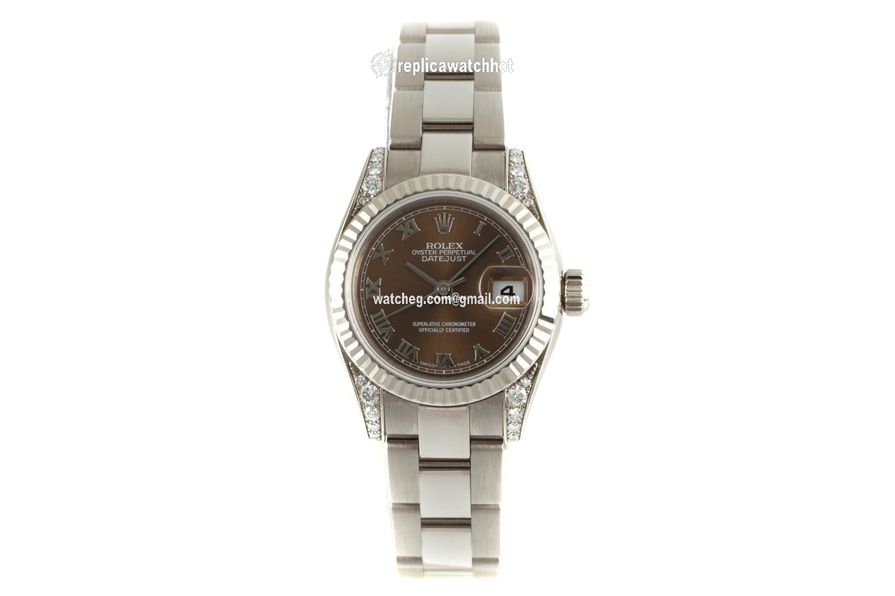 Rolex Lady-Datejust Womens watch White gold Automatic 179239 2