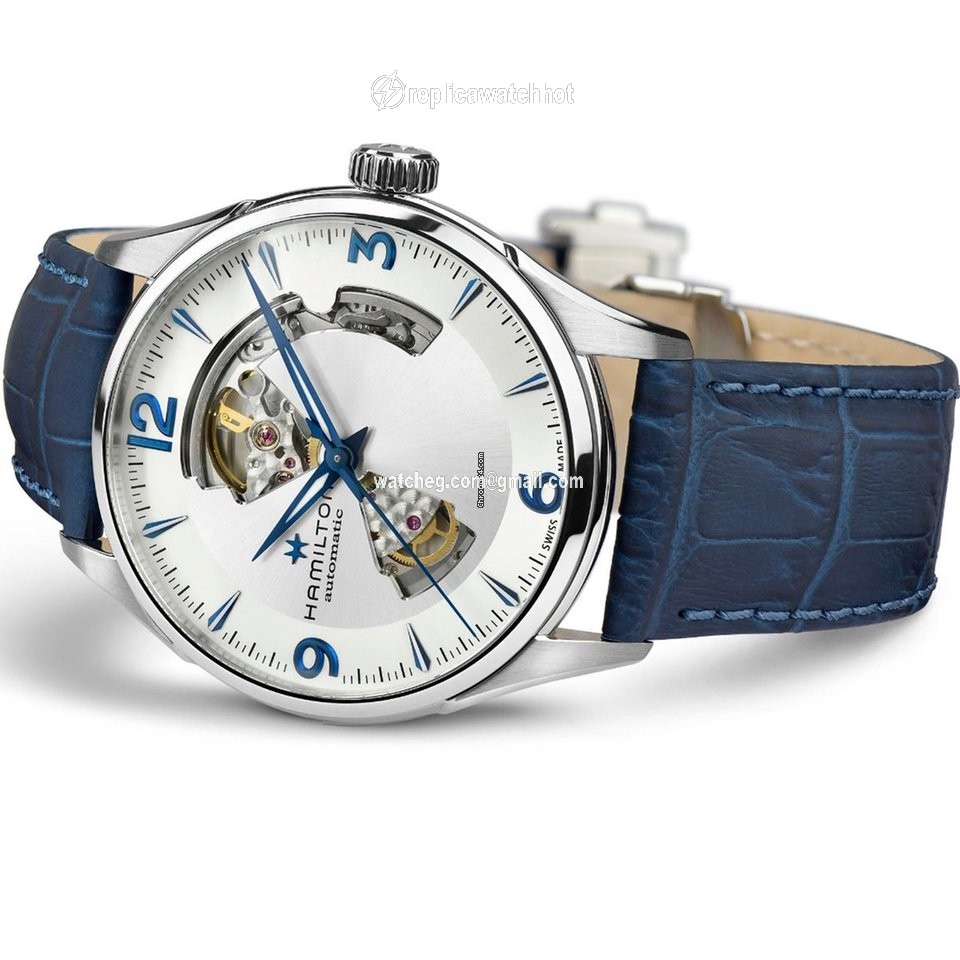 Hamilton Jazzmaster Open Heart Mens watch Unisex Automatic Steel H32705651 2