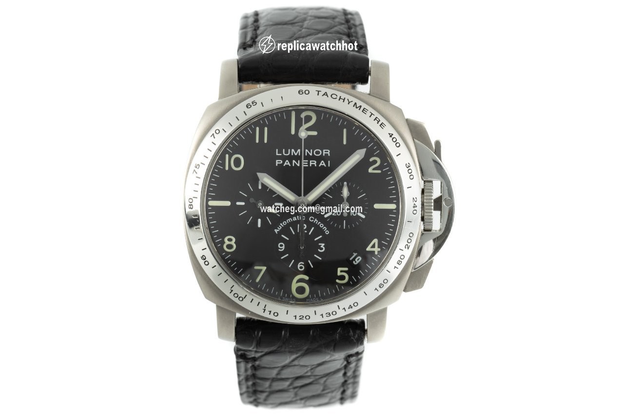 Panerai Luminor Chrono Mens watch Unisex Automatic Steel PAM00074 2