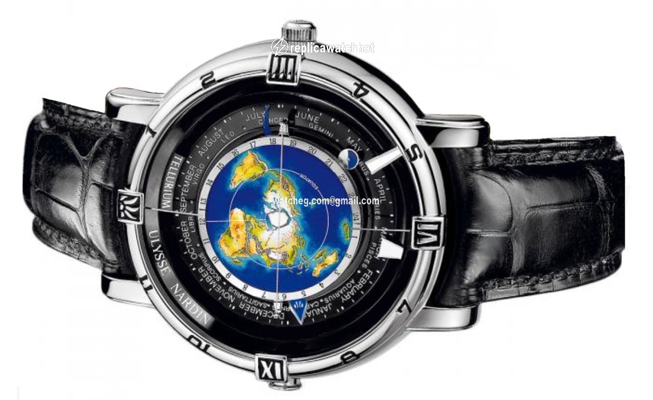 Ulysse Nardin Mens watch Unisex Automatic Platinum 889-70 2