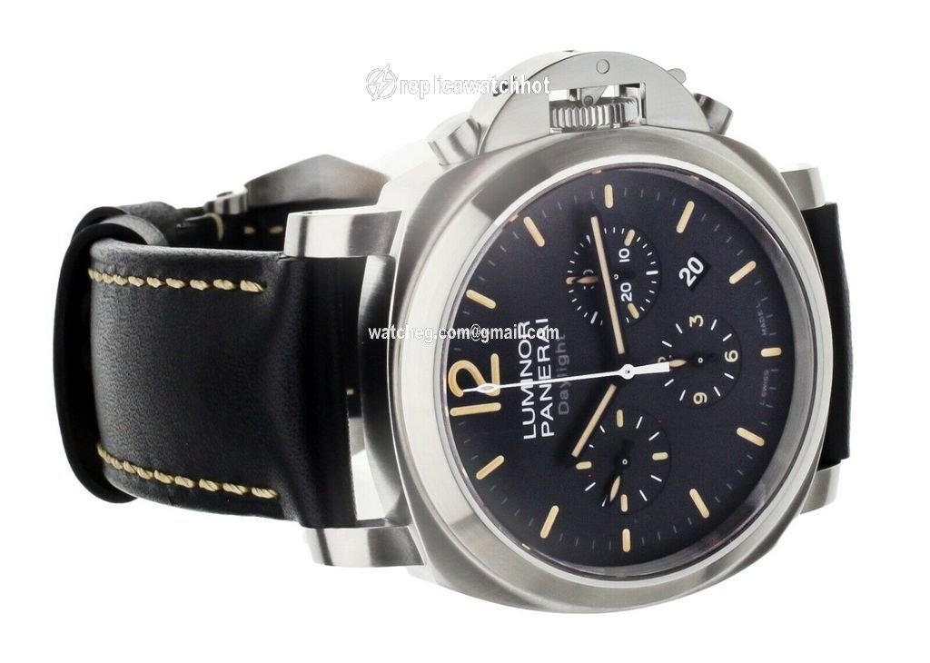 Panerai Luminor Chrono Mens watch Unisex Automatic Steel PAM356 2