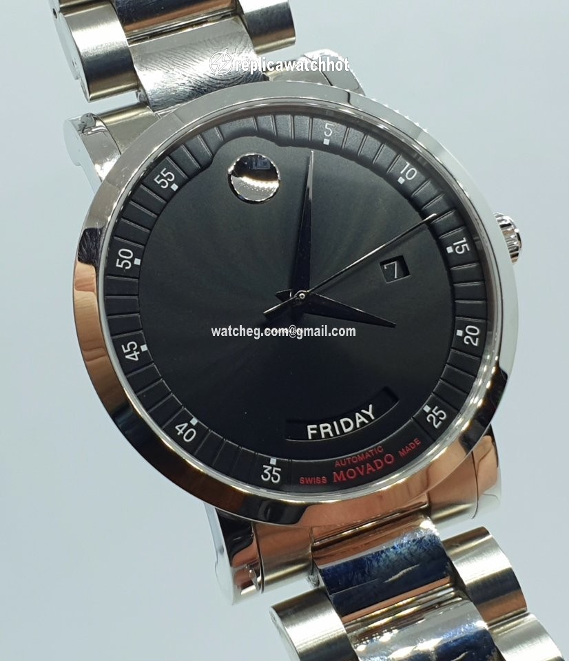 Movado Red Label Mens watch Unisex Automatic Steel 0606845 2