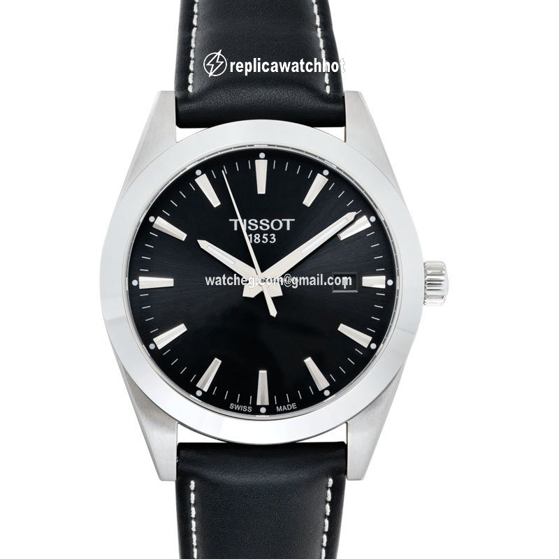 Tissot T-Classic Mens watch Unisex Quartz Steel T127.410.16.051.00 2