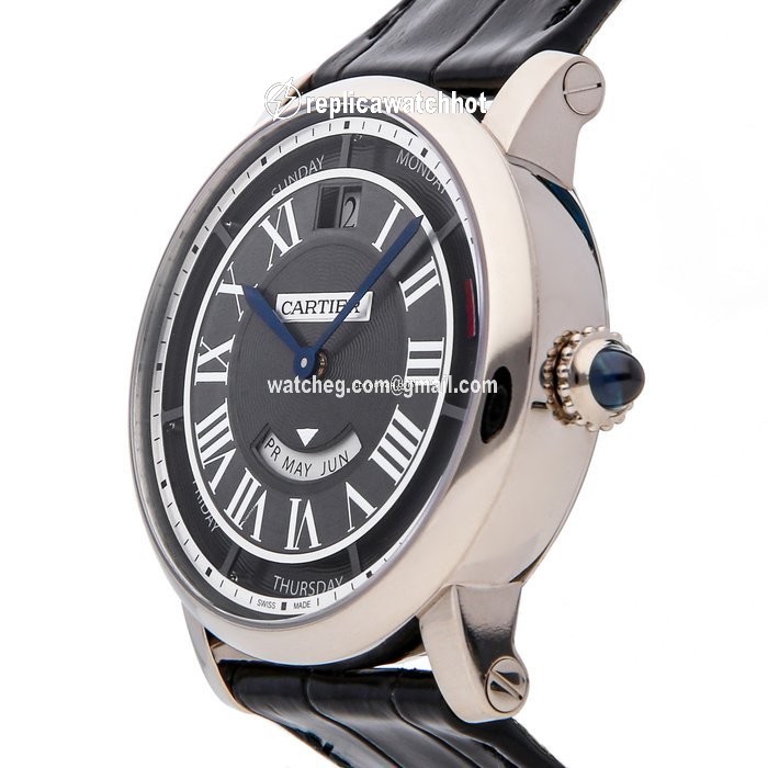 Cartier Rotonde de Cartier Mens watch Unisex Automatic White gold WHRO0003 2