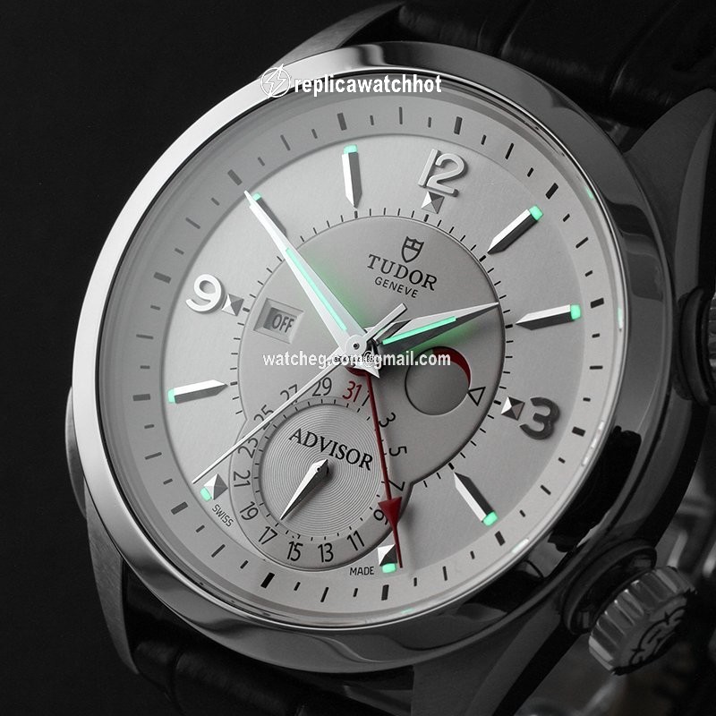 Tudor Heritage Advisor Mens watch Unisex Manual winding Titanium 79620T-0011 2