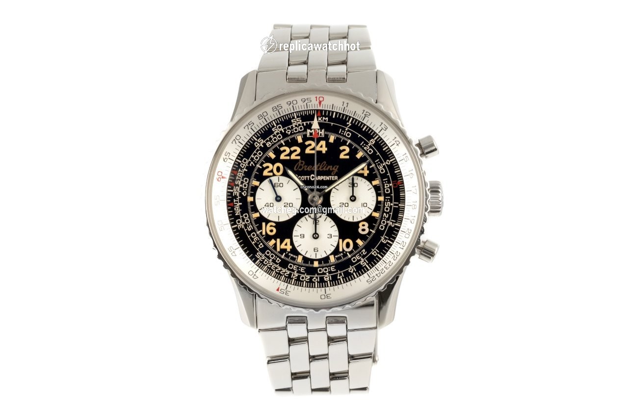 Breitling Navitimer Cosmonaute Mens watch Unisex Manual winding Steel A12022 2