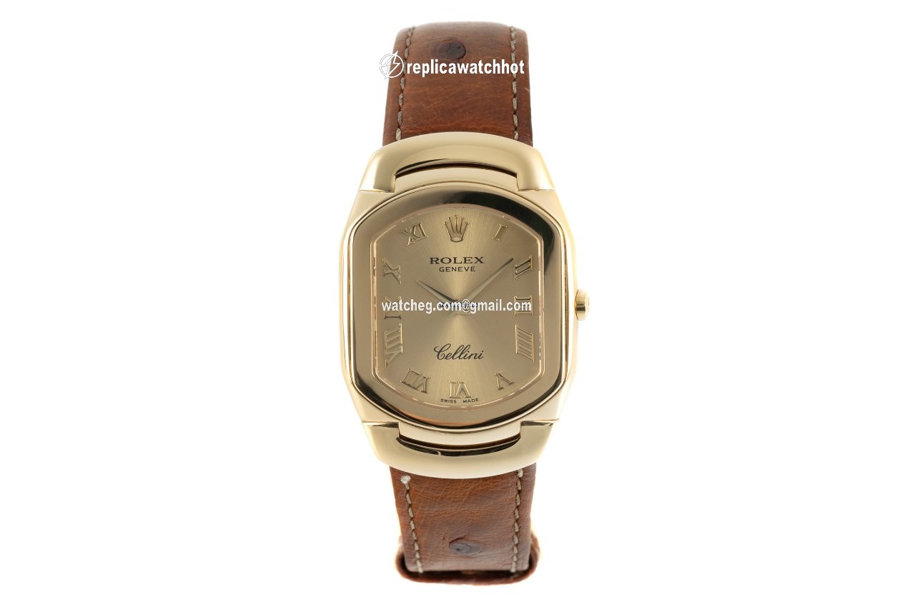 Rolex Cellini Mens watch Unisex Yellow gold Quartz 6633 2