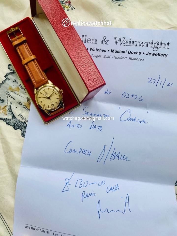 Omega Seamaster Mens watch Unisex Automatic 2627-SC 14k solid gold 2