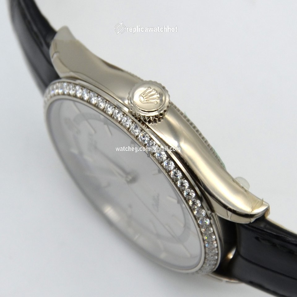 Rolex Cellini Time Mens watch Unisex White gold Automatic 50709RBR 2