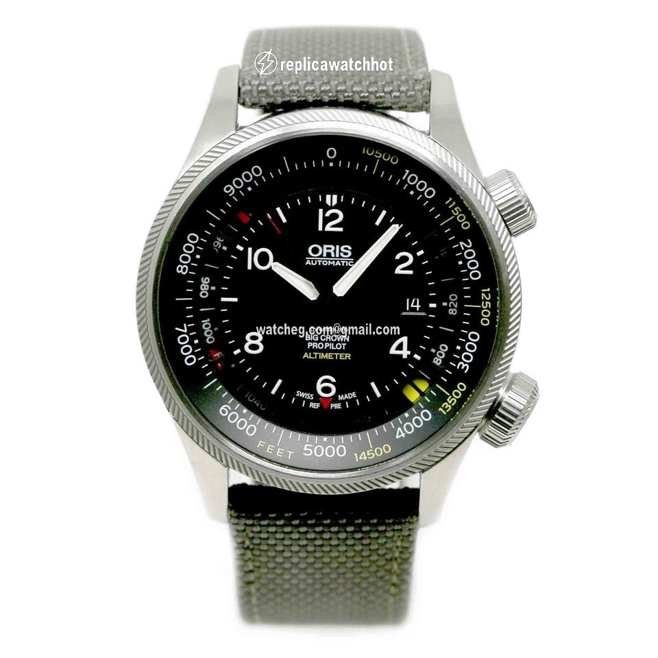 Oris Big Crown ProPilot Altimeter Mens watch Unisex Automatic Steel 01 733 7705 4134-Set 5 23 17FC 2