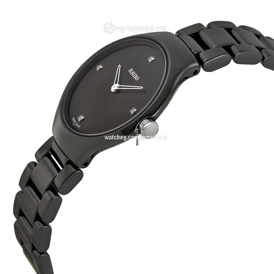 Rado True Thinline Womens watch Quartz Ceramic R27742712 2