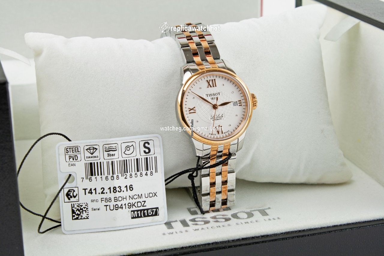 Tissot Le Locle Womens watch Automatic Gold Steel T41218316 2