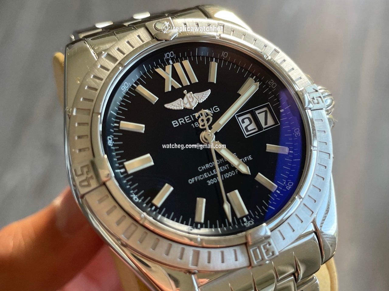 Breitling Galactic 41 Mens watch Unisex Automatic Steel a49350L2 ba07 2