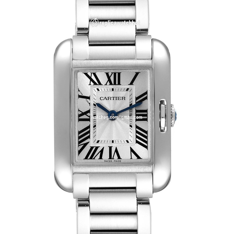 Cartier Tank Anglaise Womens watch Quartz Steel W5310022 2