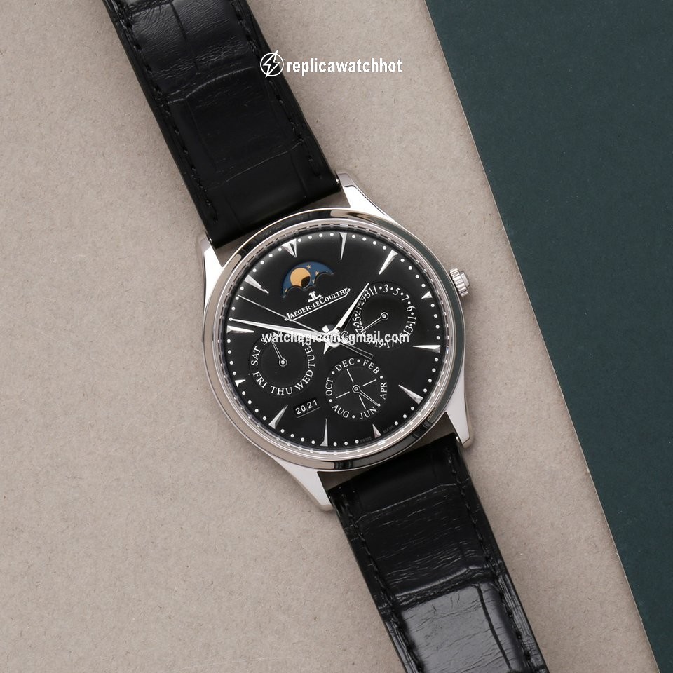 Jaeger-LeCoultre Master Ultra Thin Perpetual Mens watch Unisex Automatic Steel 130.84.70 2